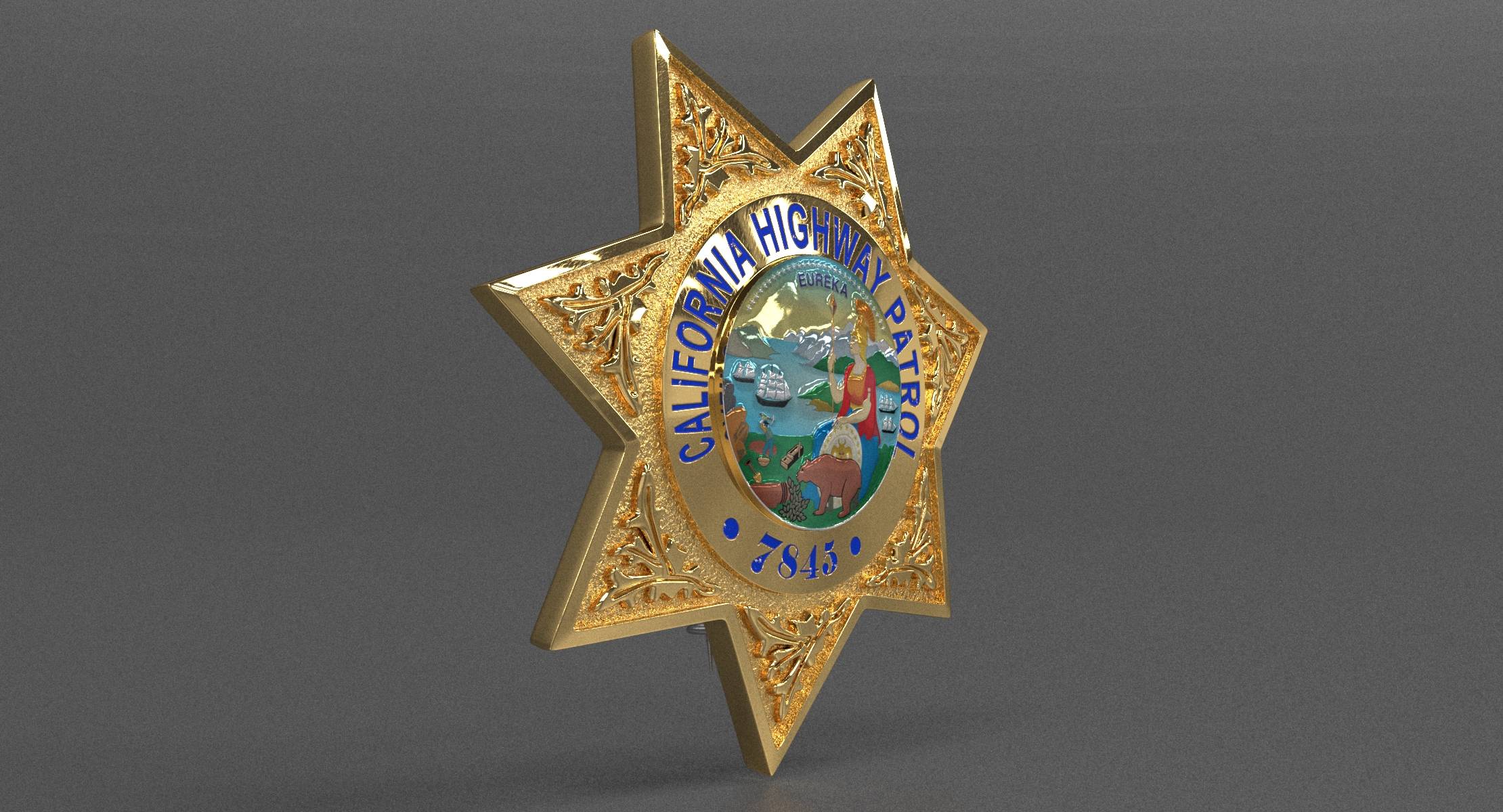Highway Police Badge
