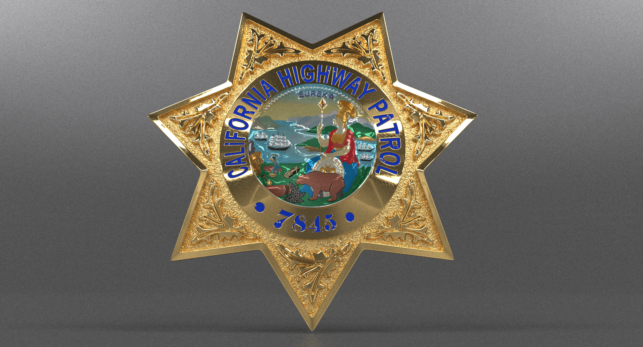 Highway Police Badge