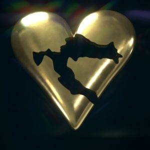 Croatia in Heart Pendant