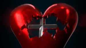 Swiss Heart with Cross Pendant