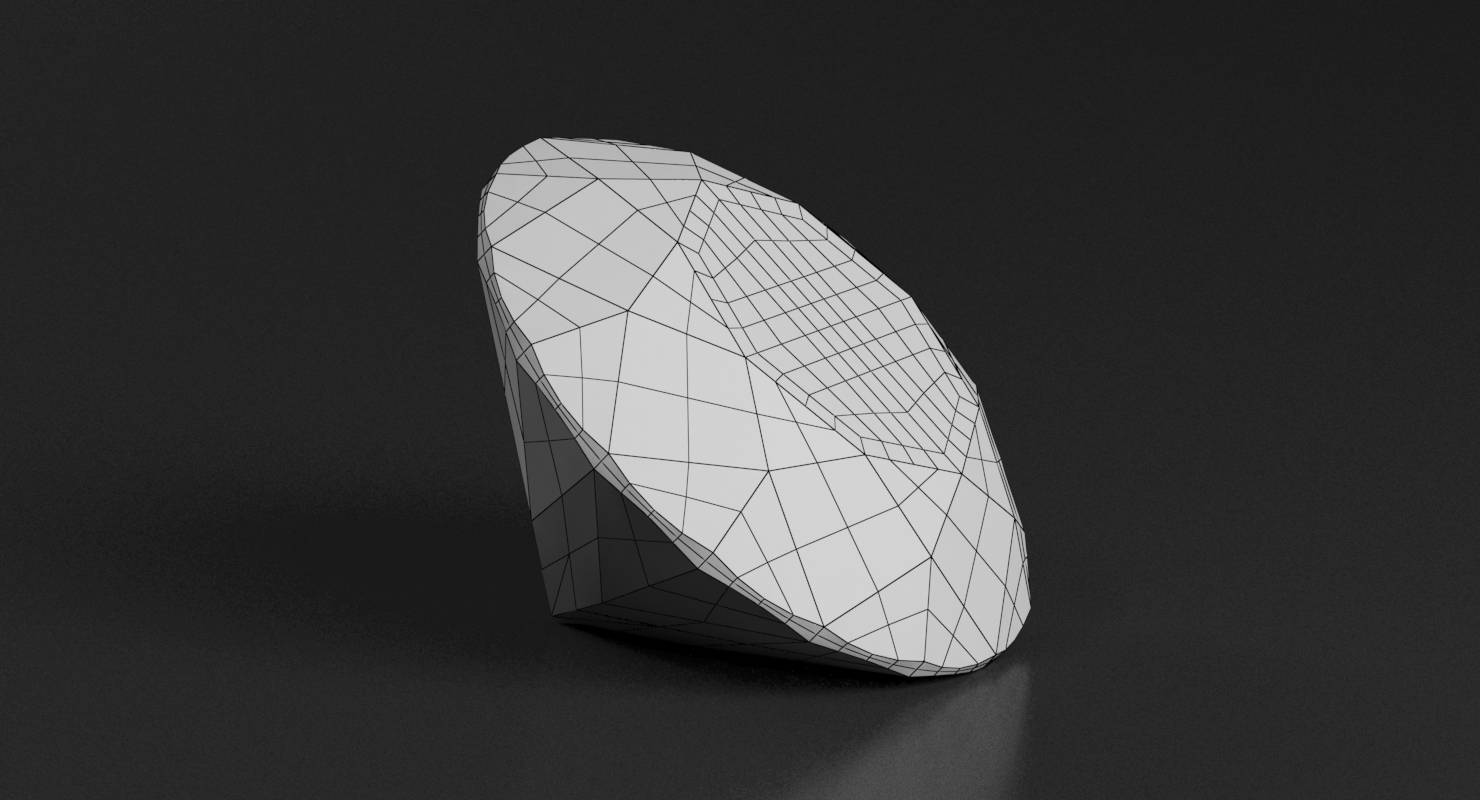 Diamond 3D Model - Brilliant Cut