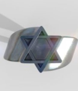 David Star Ring in Silver